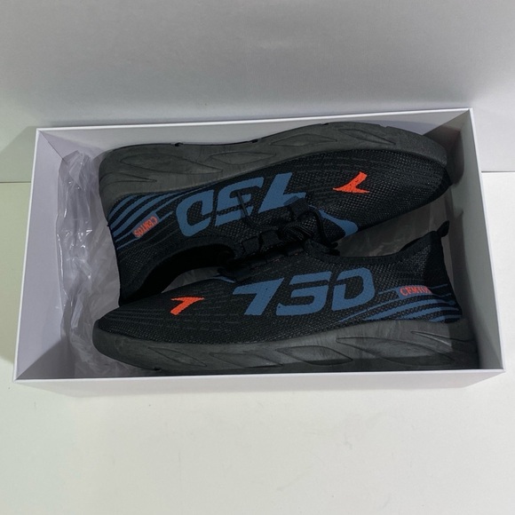 NWT Fashion Men's 9 Black Athletic Shoes - Picture 1 of 10